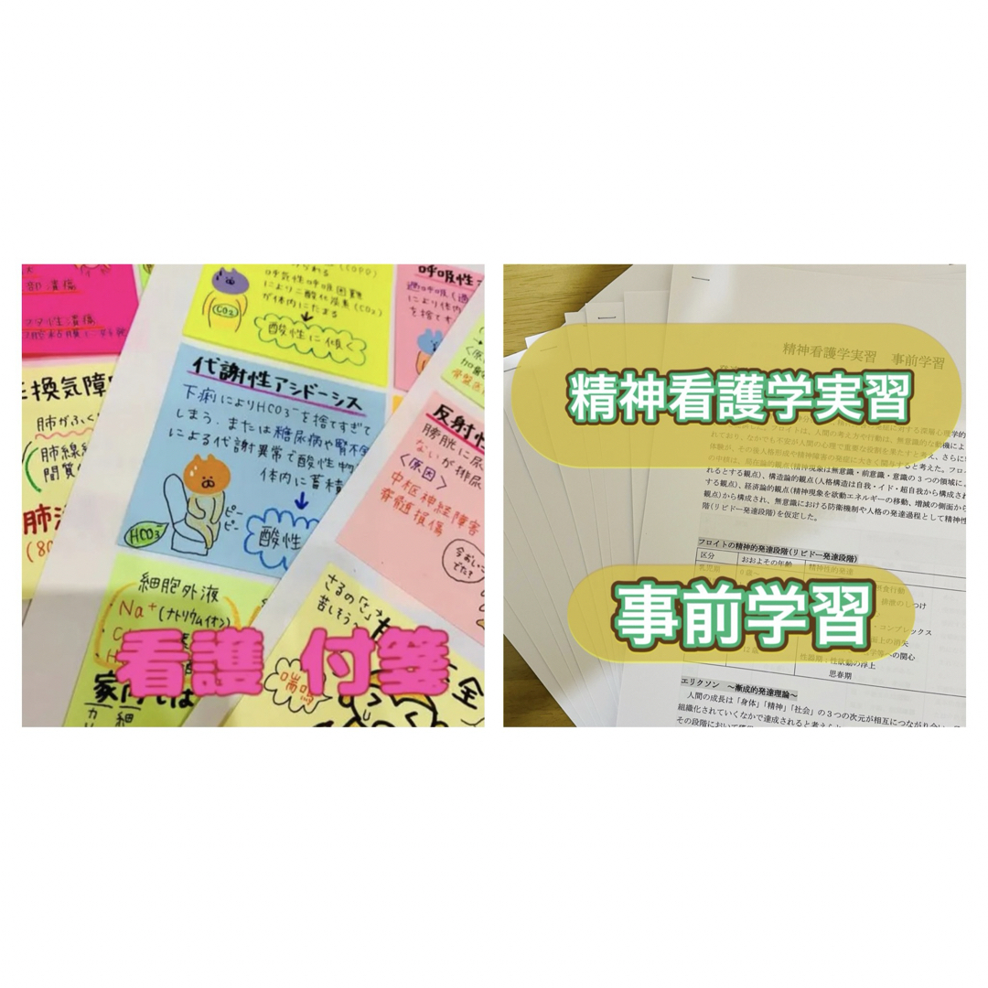 看護付箋ノート　精神看護学実習事前学習 エンタメ/ホビーの本(健康/医学)の商品写真