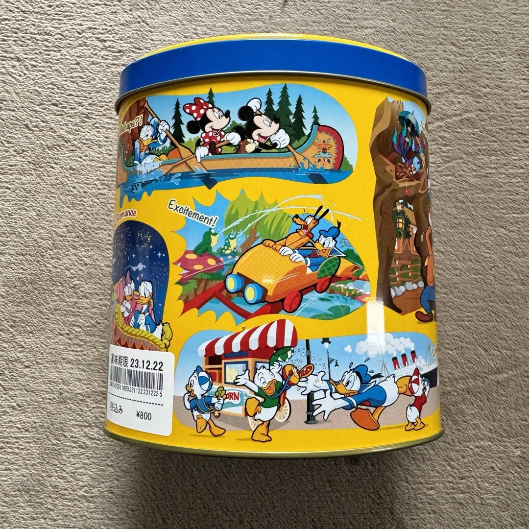 Disney(ディズニー)のディズニードナルドのチョコレートクランチ缶 エンタメ/ホビーのおもちゃ/ぬいぐるみ(キャラクターグッズ)の商品写真