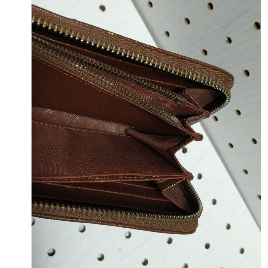 長財布　ブラウン　牛革 レディースのファッション小物(財布)の商品写真