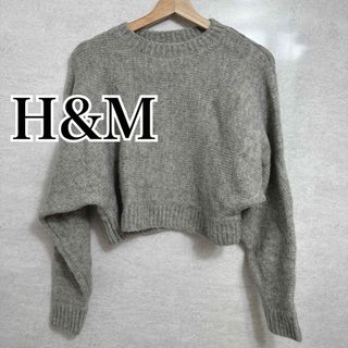 エイチアンドエム(H&M)のH&M 冬ニット トップス グレー(ニット/セーター)