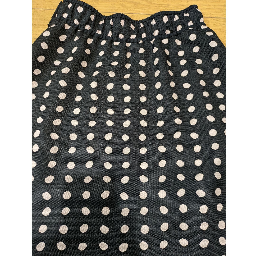 STRAWBERRY-FIELDS(ストロベリーフィールズ)のストロベリーフィールズ　手書き風ドットスカート　サイズ1 レディースのスカート(ひざ丈スカート)の商品写真