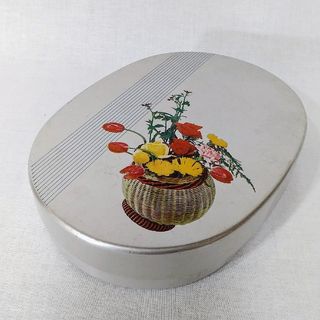 バラ柄昭和レトロデザインアルミ弁当箱 Japan antiquedesign(弁当用品)