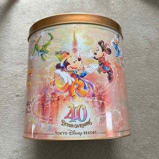 ディズニー(Disney)の【 東京ディズニーリゾート40周年 】チョコレートクランチ缶(キャラクターグッズ)