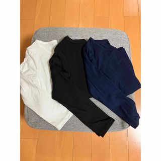 ユニクロ(UNIQLO)のユニクロ　ヒートテック　3枚セット(Tシャツ/カットソー)