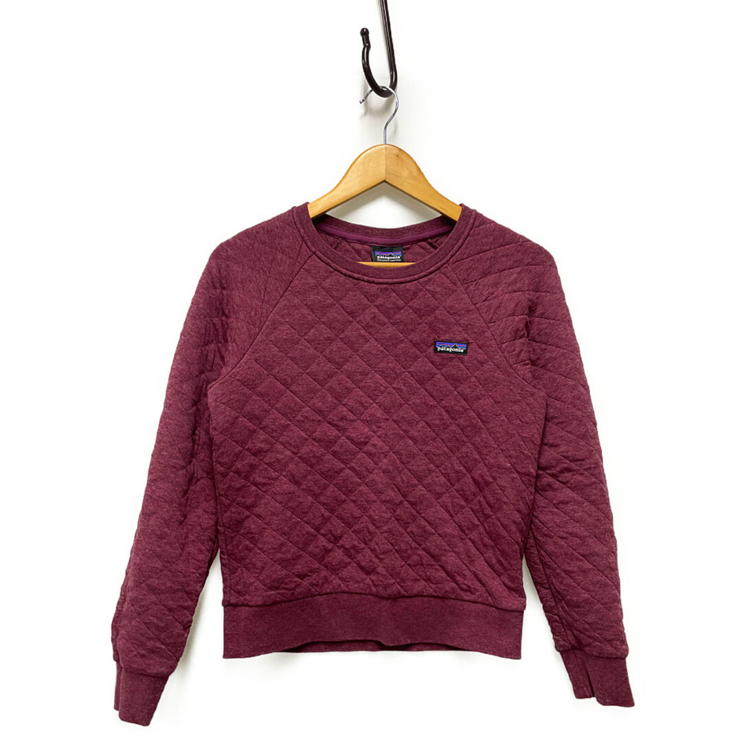 patagonia(パタゴニア)のPATAGONIA パタゴニア 19AW 品番 25310 レディース オーガニックコットン キルト クルー スウェット ボルドー サイズXS 正規品 / B4803 レディースのトップス(トレーナー/スウェット)の商品写真