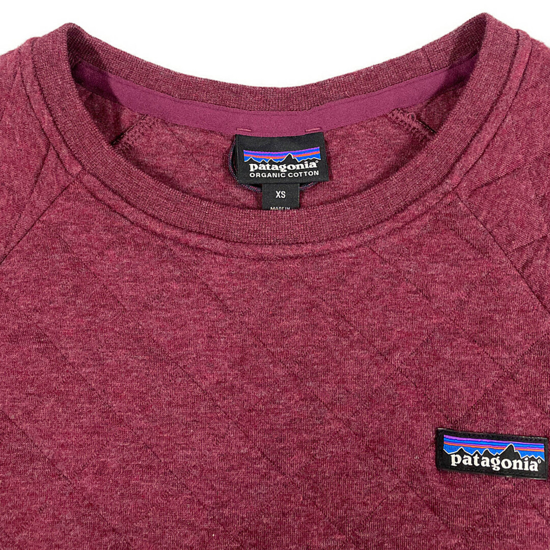 patagonia(パタゴニア)のPATAGONIA パタゴニア 19AW 品番 25310 レディース オーガニックコットン キルト クルー スウェット ボルドー サイズXS 正規品 / B4803 レディースのトップス(トレーナー/スウェット)の商品写真