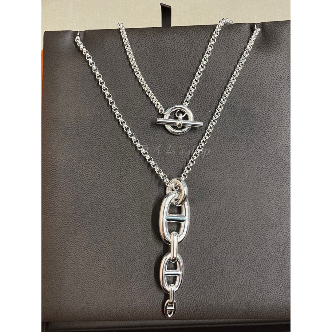 HERMES - 【超希少】HERMES シェーヌダンクル ネックレス アン HERMES - 【超希少】HERMES シェーヌダンクル ネックレス アン