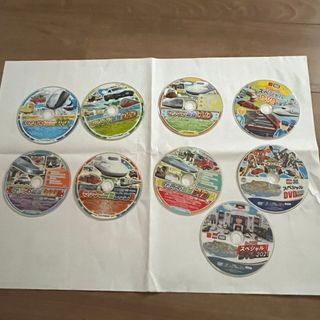 ガッケン(学研)ののりもの最強DVD  トミカDVD  乗り物系　9枚セット(キッズ/ファミリー)