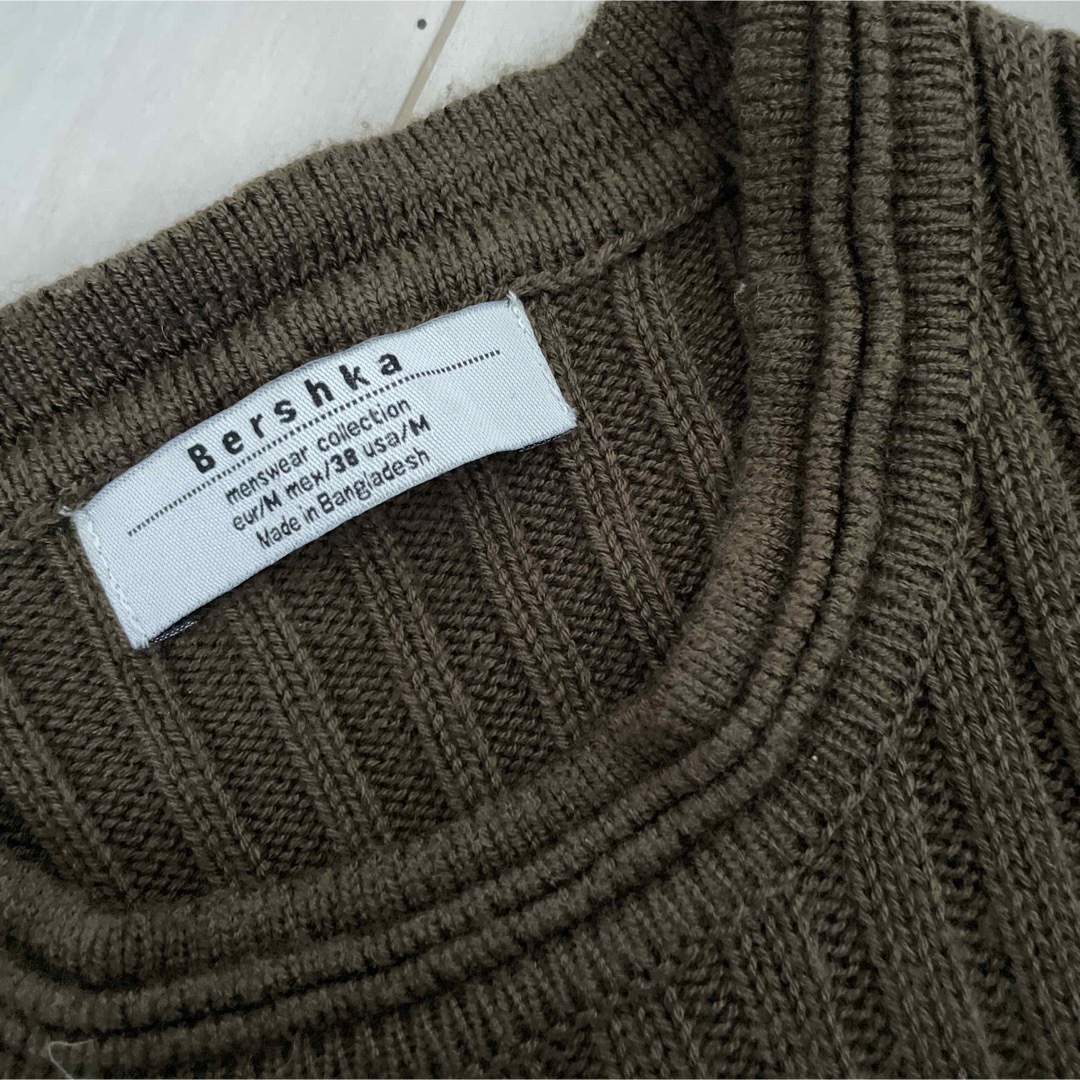 Bershka(ベルシュカ)のBershka メンズ　ニット　長袖 メンズのトップス(ニット/セーター)の商品写真