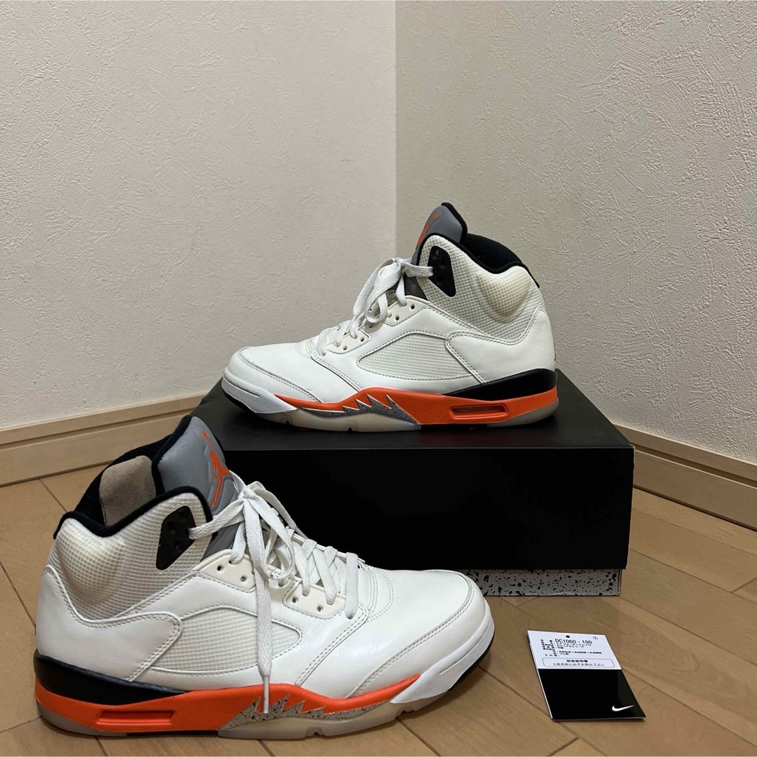 Jordan Brand（NIKE）(ジョーダン)のNIKE Air Jordan 5 Retro Orange Blaze メンズの靴/シューズ(スニーカー)の商品写真