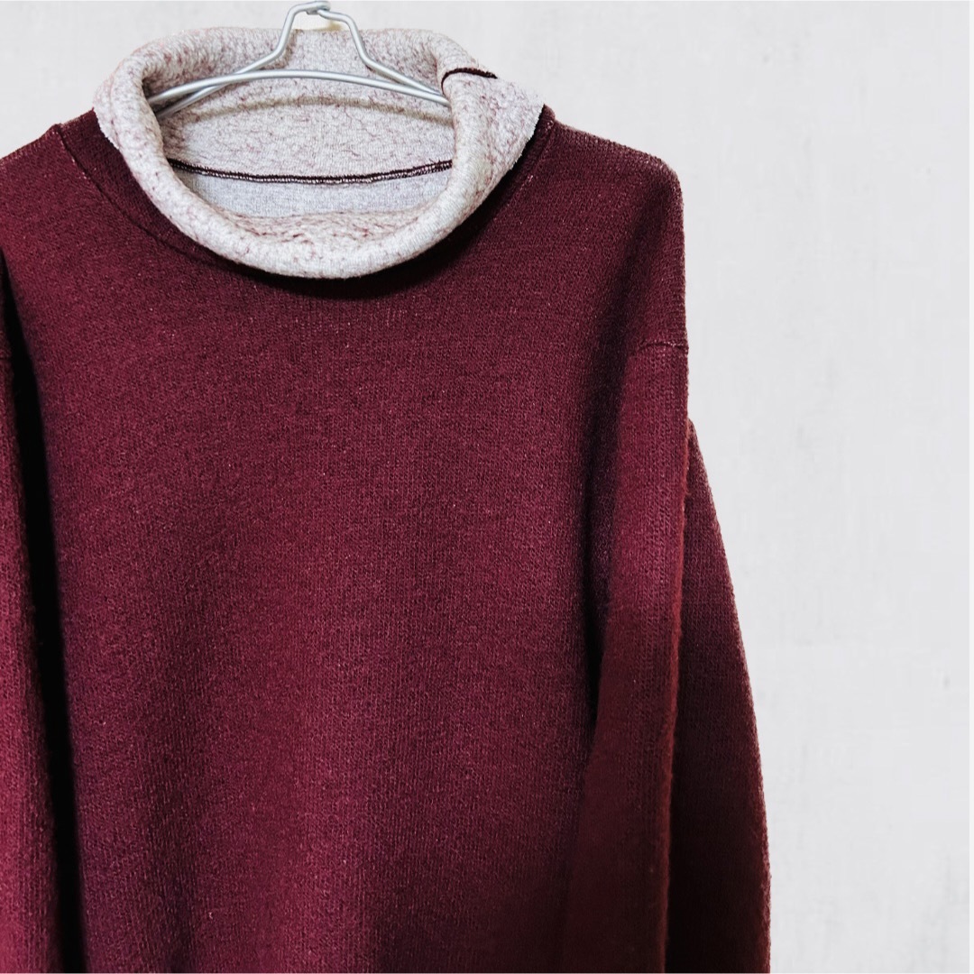 SUNSEA(サンシー)のSUNSEA サンシー W-FACE WOOL TURTLE ニット ウール メンズのトップス(ニット/セーター)の商品写真