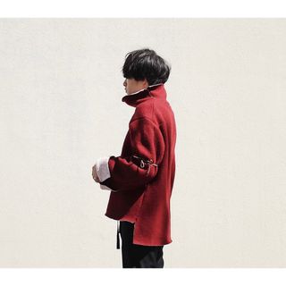 サンシー(SUNSEA)のSUNSEA サンシー W-FACE WOOL TURTLE ニット ウール(ニット/セーター)