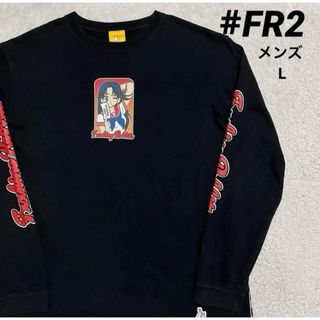 エフアールツー(#FR2)の【限定コラボ】#FR2 ビッグロゴ　セーラームーン 長袖ロンT  メンズ L(Tシャツ/カットソー(七分/長袖))