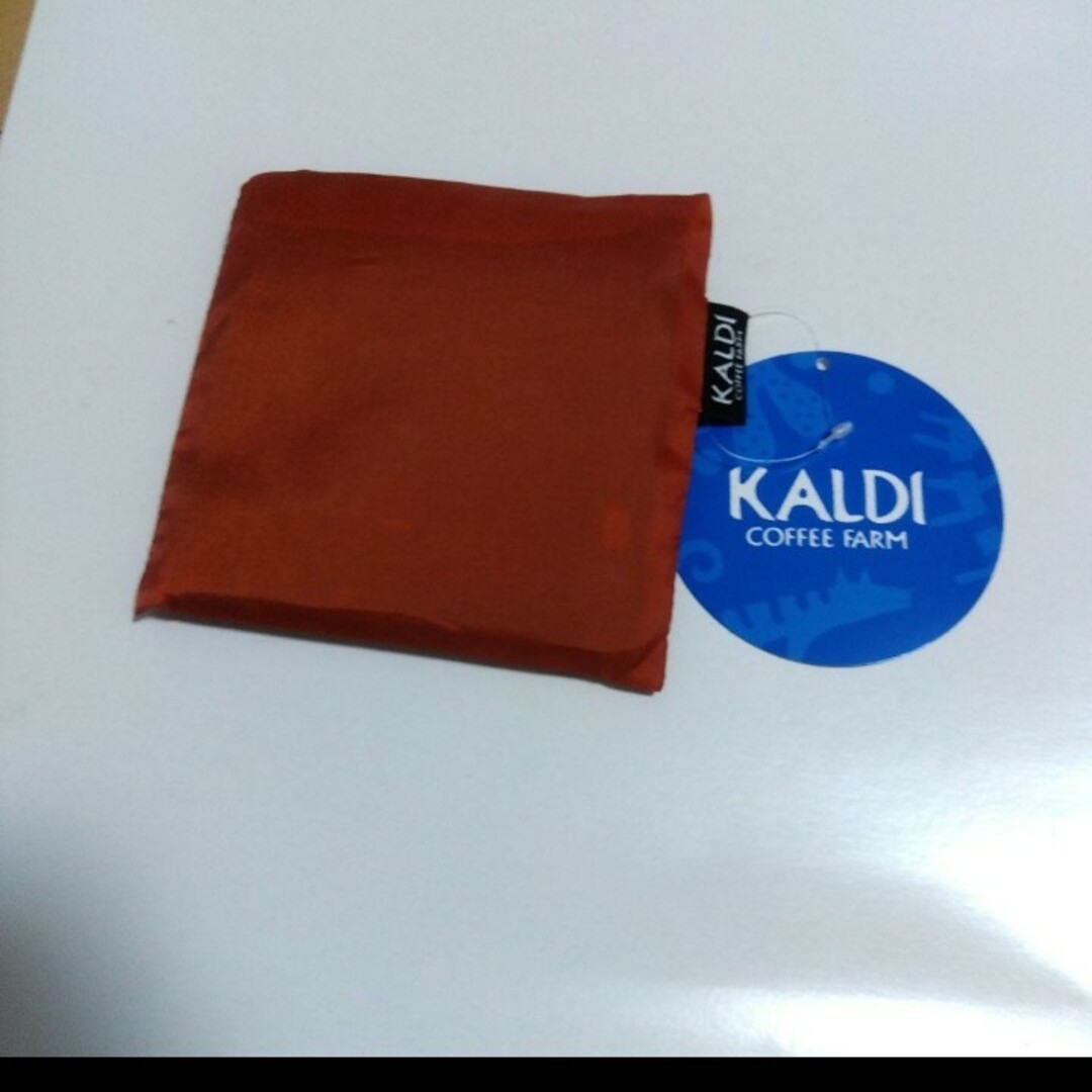 KALDI(カルディ)のカルディ　エコバッグいきものがたり　ブルー　非売品 レディースのバッグ(エコバッグ)の商品写真