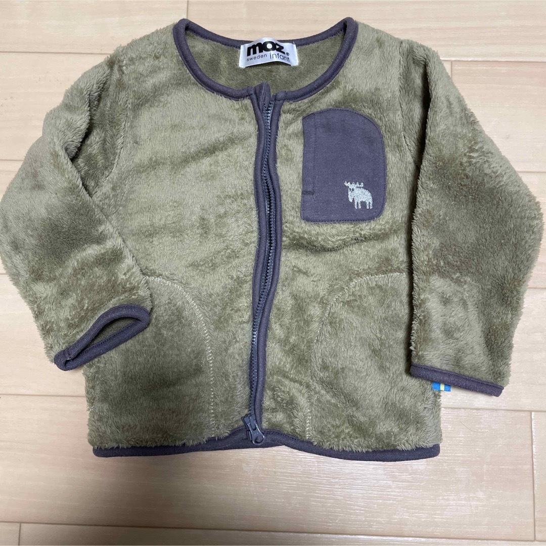 moz(モズ)のMOZ アウター　90cm キッズ/ベビー/マタニティのキッズ服男の子用(90cm~)(ジャケット/上着)の商品写真