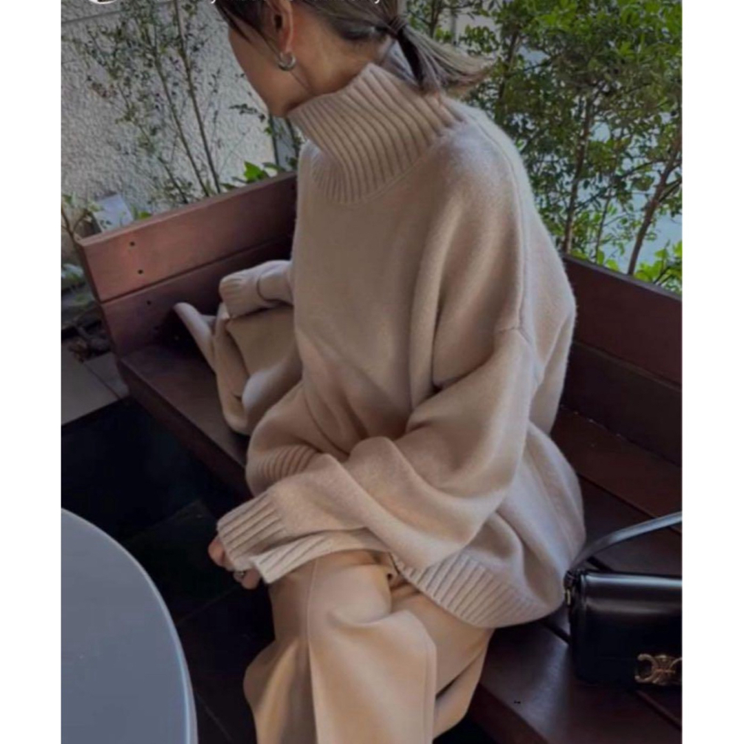 DEUXIEME CLASSE(ドゥーズィエムクラス)のNa.e【EVER SERIES】Turtle Neck Knit レディースのトップス(ニット/セーター)の商品写真