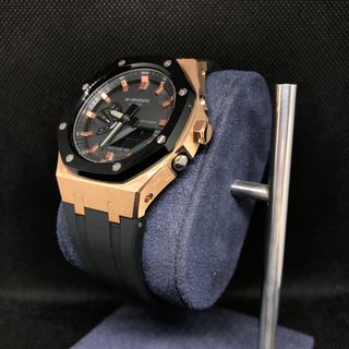 ジーショック(G-SHOCK)のあゆぼん様専用 GA-2100本体付き ラバーベルトセット カシオーク カスタム(腕時計(アナログ))