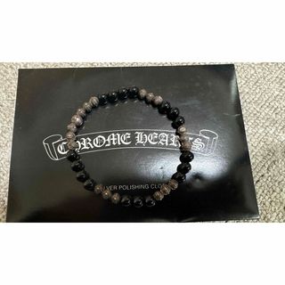 クロムハーツ(Chrome Hearts)のクロムハーツブレスレット　オニキス　(ブレスレット)