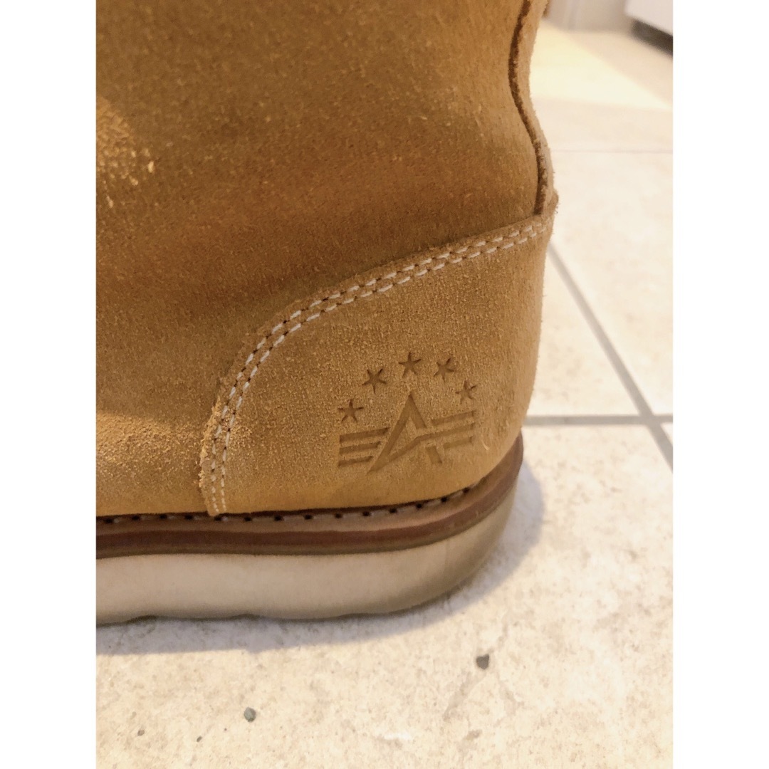 AVIREX(アヴィレックス)の【美品】ブーツ ALPHA INDUSTRIES アルファ インダストリーズ メンズの靴/シューズ(ブーツ)の商品写真