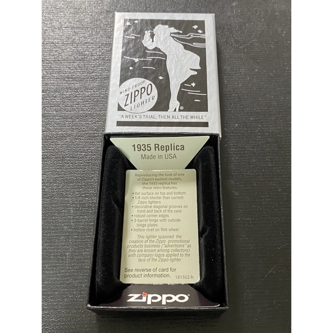 zippo アメリカンスピリット 1935レプリカ 200個限定 2017年製