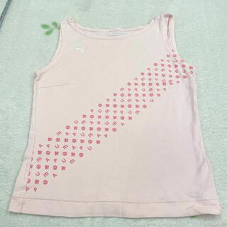 PUMA ピンク タンクトップ L プーマ ランニング トレーニング ヨガウェア(Tシャツ(半袖/袖なし))