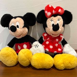 ディズニー(Disney)の●ディズニー ミッキー  ミニー フラッフィープラッシー ぬいぐるみ(ぬいぐるみ)