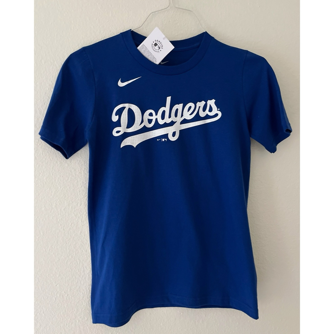 NIKE(ナイキ)の大谷翔平　ドジャース　Tシャツ　キッズ　clubhouse 購入 スポーツ/アウトドアの野球(応援グッズ)の商品写真