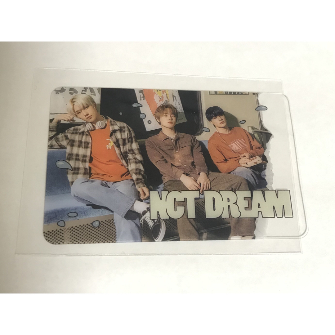 NCT(エヌシーティー)のNCT DREAM beatbox クリア　トレカ　フォトカード　透明　店舗特典 エンタメ/ホビーのタレントグッズ(アイドルグッズ)の商品写真