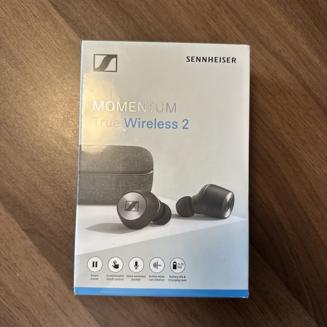 SENNHEISER(ゼンハイザー)の　sennheiser true wireless 2　ブラック　新品 スマホ/家電/カメラのオーディオ機器(ヘッドフォン/イヤフォン)の商品写真