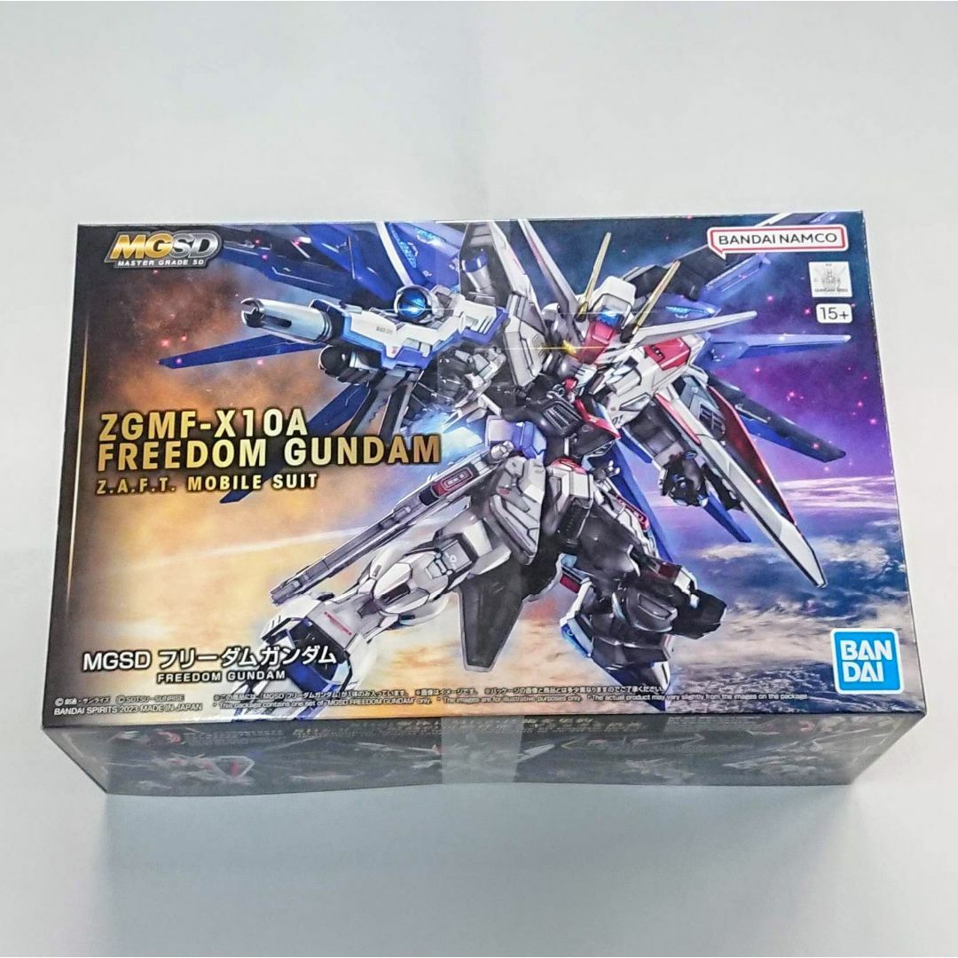 BANDAI(バンダイ)のMGSDフリーダムガンダム ガンダムSEED★新品未開封★匿名配送 エンタメ/ホビーのおもちゃ/ぬいぐるみ(プラモデル)の商品写真