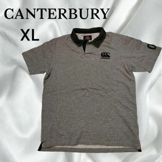 カンタベリー(CANTERBURY)のCANTERBURY カンタベリー 　グレー　半袖 ポロシャツ サイズXL(ポロシャツ)