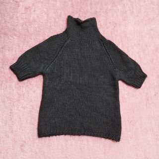 ラルフローレン(Ralph Lauren)のRALPH LAURENの半袖タートルニット　M(ニット/セーター)