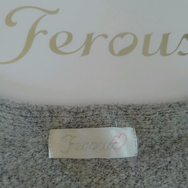 Feroux(フェルゥ)の2/26まで✴新品🌼Feroux🌼ニットトップス レディースのトップス(ニット/セーター)の商品写真