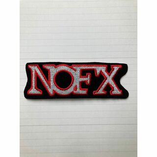 廃盤レア★NOFX アイロン刺繡ワッペン オフィシャル 正規品 ノーエフ 小物(ミュージシャン)