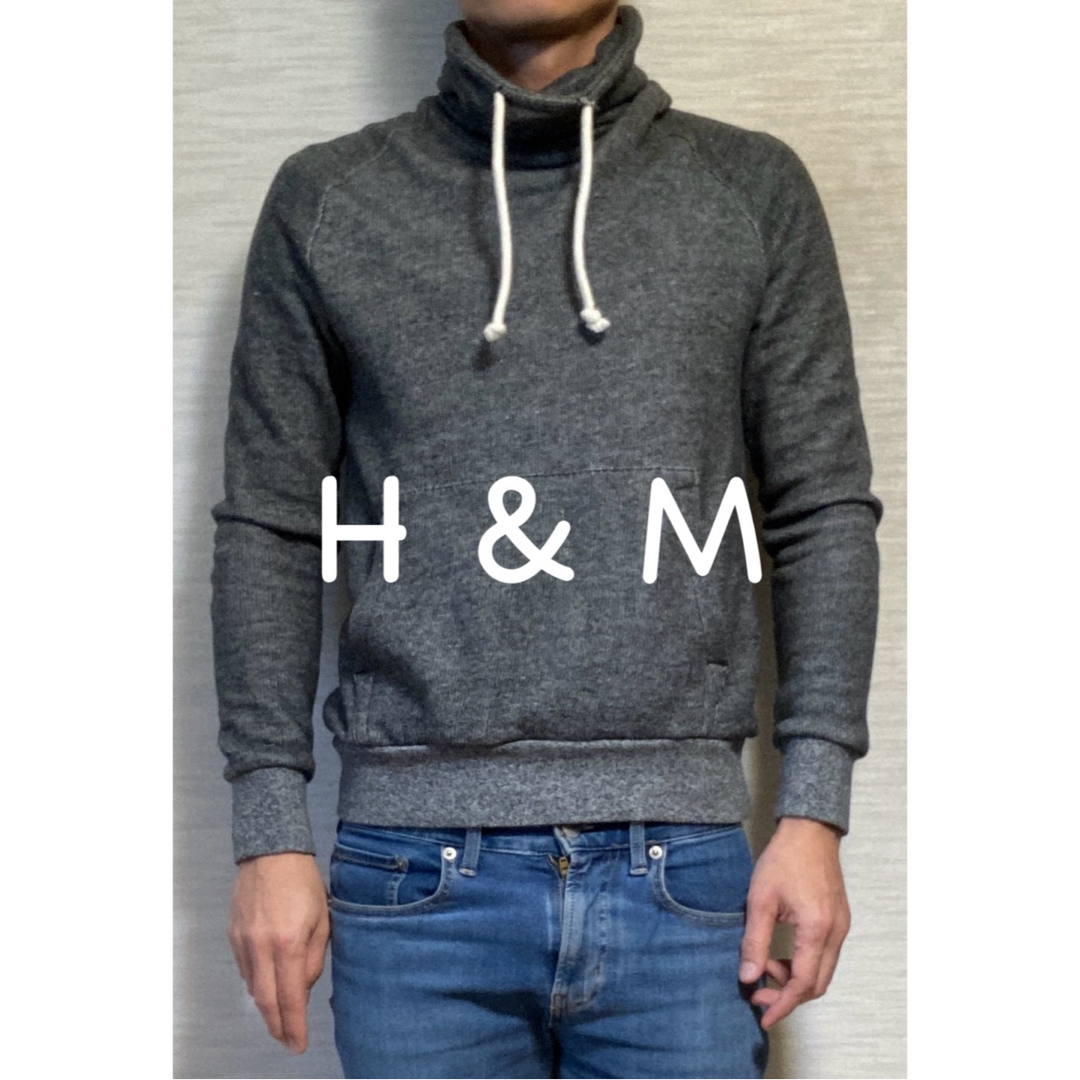 H&M(エイチアンドエム)の【H&M 】High Neck Sweater /Gray /S メンズのトップス(ニット/セーター)の商品写真