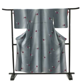 小紋/美品/ぼかし/グレー/適応身長150~158㎝/ 7861の通販 by 小紋/美品/ぼかし/グレー/適応身長150~158㎝/ 7861の通販 by