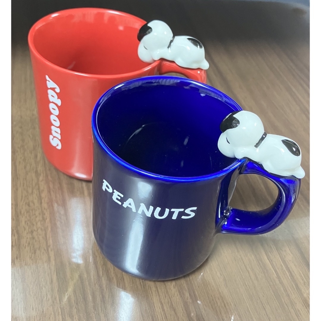 SNOOPY(スヌーピー)のスヌーピー ペアマグ インテリア/住まい/日用品のキッチン/食器(グラス/カップ)の商品写真