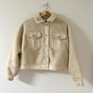 ザラ(ZARA)のZARA ボア ジャケット オフホワイト(その他)