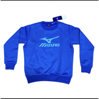 ミズノ(MIZUNO)のミズノ トレーナー 青◆MIZUNO 野球 サッカー 140 ブルー(ジャケット/上着)