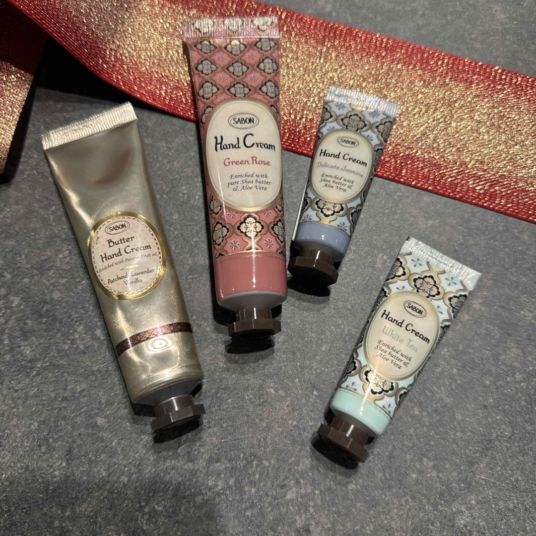 SABON(サボン)のSABON ハンドクリーム　4点セット コスメ/美容のボディケア(ハンドクリーム)の商品写真