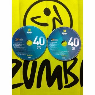ズンバ(Zumba)の希少品！　ZUMBA　ズンバ　ZIN40　CD ＆ DVD　インストラクター専用(スポーツ/フィットネス)