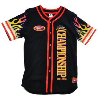 ナイキ(NIKE)のAMERICANA BLACK FLAMES BASEBALL SHIRT(Tシャツ/カットソー(半袖/袖なし))