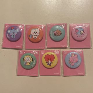 ビーティーイシビル(BT21)のBT21 缶バッジ 7個 ファミマ限定(アイドルグッズ)