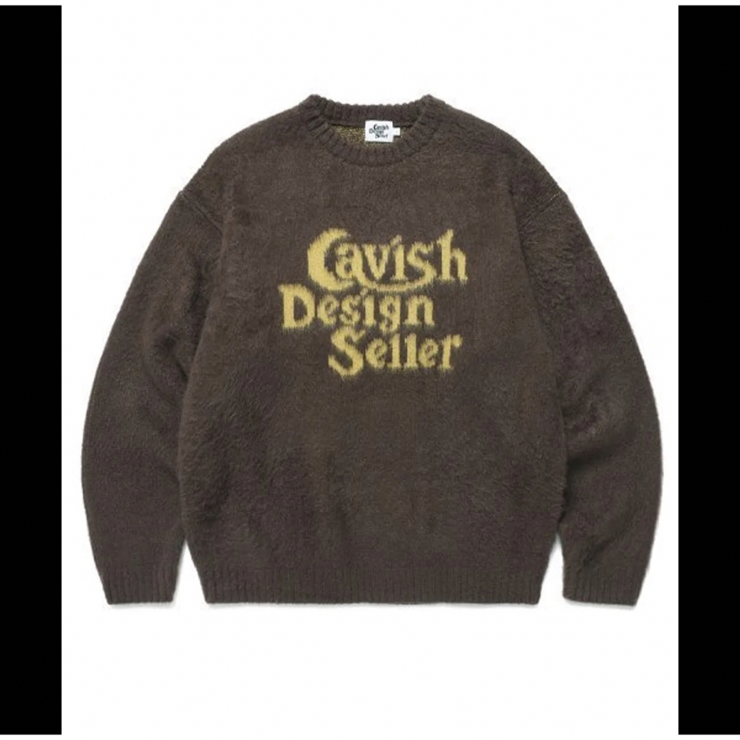 【CAVISH】BRUSHED SELLER LOGO KNIT  レディースのトップス(ニット/セーター)の商品写真