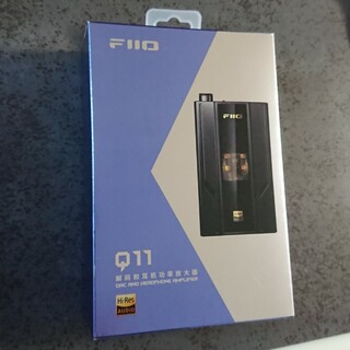 フィーオ(FiiO)のFiiO フィーオ Q11 DAC内蔵ヘッドホンアンプ ブラック FIO-Q11(アンプ)