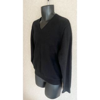 アオキ(AOKI)のcafe soho cashmere vneck kint size l(ニット/セーター)