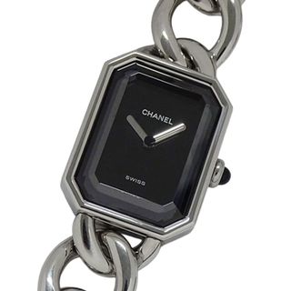 シャネル(CHANEL)のシャネル CHANEL 時計 レディース ブランド プルミエール クオーツ QZ ステンレス SS H0452 Lサイズ チェーン シルバー 磨き済み【中古】(腕時計)