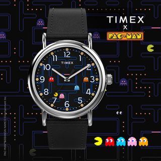 タイメックス(TIMEX)のzero様 TIMEX Weekender×PAC-MAN レザー(腕時計(アナログ))