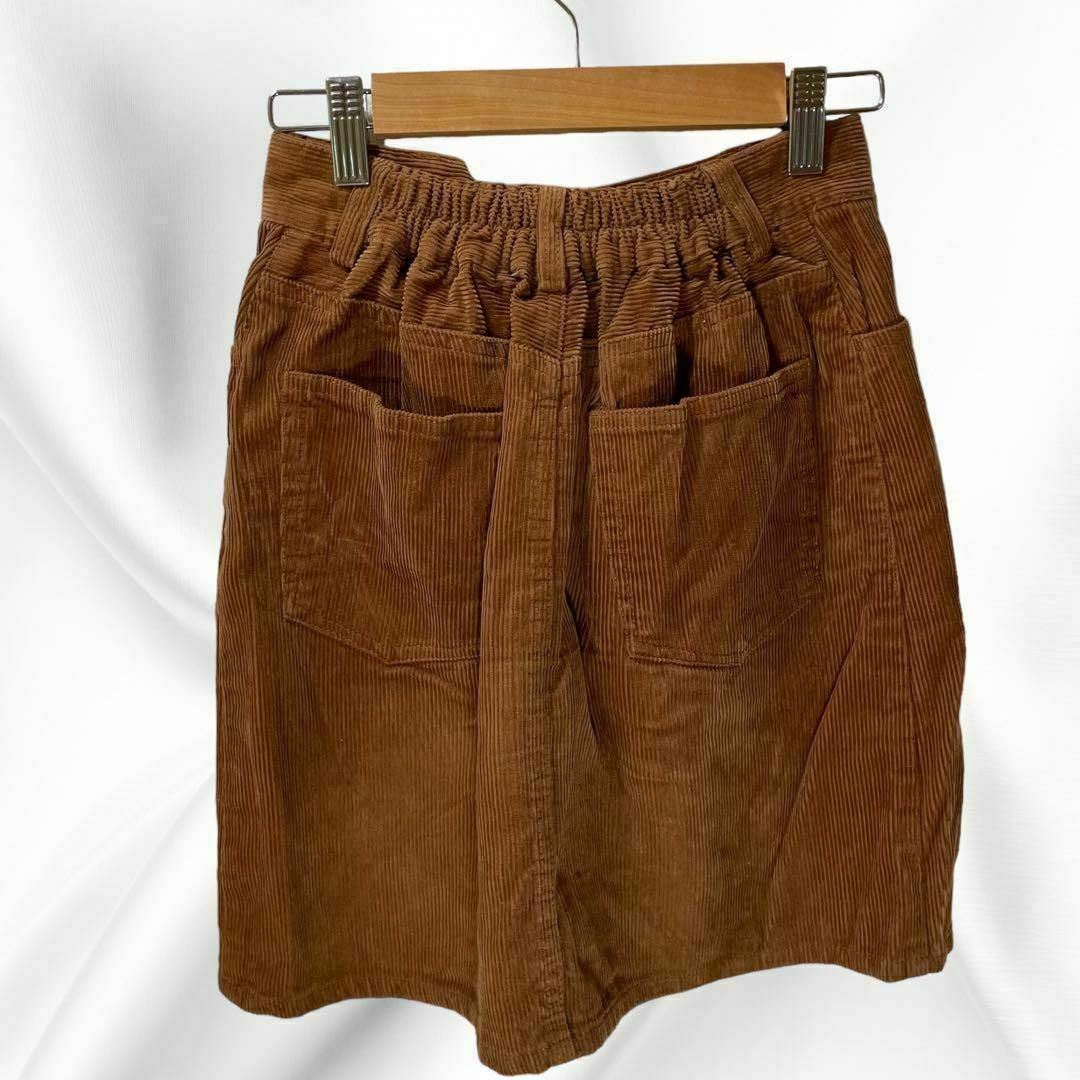 WEGO(ウィゴー)のWEGO ウィゴー　コーデュロイ　ひざ丈　スカート　M レディースのスカート(ひざ丈スカート)の商品写真