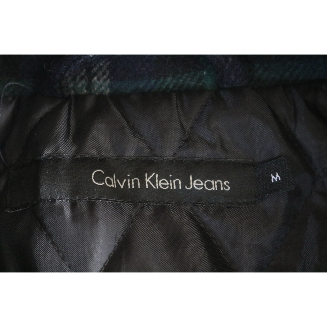 Calvin Klein(カルバンクライン)の【Calvin Klein】キルティングジャケット　チェック　紺系　M★ メンズのジャケット/アウター(その他)の商品写真